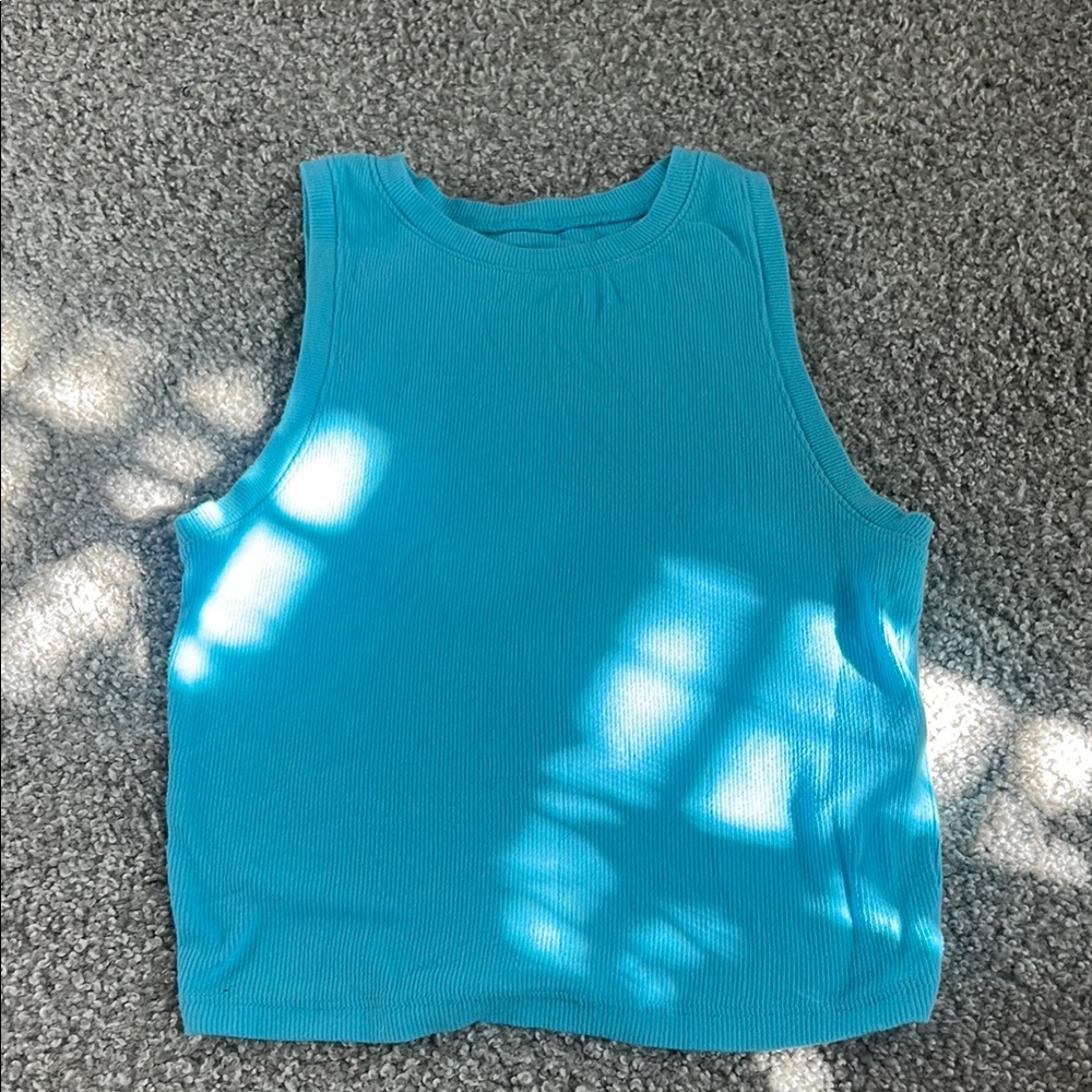 light blue hollister tank top